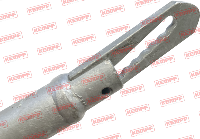 30342 Kempf Halter für Unterlegkeil  255 mm lang, am Chassis anschraubbar